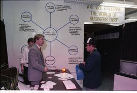 Open House 1986;  group viewing business display