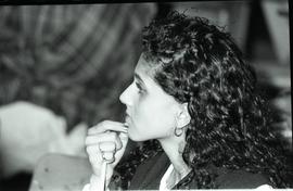 Communications Relations Opening Day 1991; woman listening