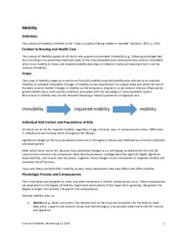Concept of Mobility