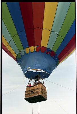 Open house 1992; children in rainbow hot air balloon [photograph 1 of 2]
