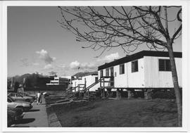 British Columbia Institute of Technology - Burnaby campus - exterior photograph of some portables...