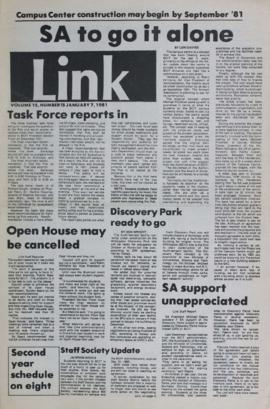 The Link Newspaper 1981-01-07