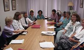 Health part-time, Hemodialysis, St. Paul's Hospital, meeting, people around a large table [4 of 7...