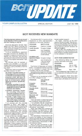 BCIT Update 1988-07-25
