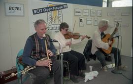 Open House 1998; group playing recorder, violin and guitar