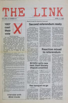 The Link Newspaper 1984-04-11