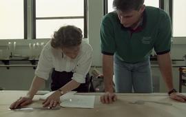 People measuring ink footprints [1 of 10 photographs]
