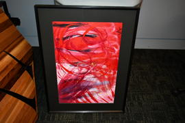 [untitled] unknown [abstract, red with dark colours underneath]