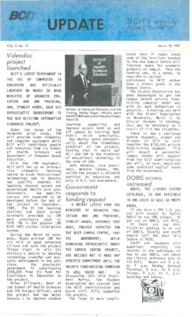 BCIT Update 1987-03-30
