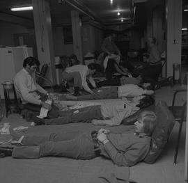 Industrial First Aid, Nanaimo; a classroom of students practicing first aid [2 of 3]