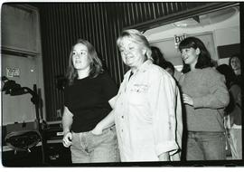 Communications Relations Opening Day 1991; women entering lecture hall