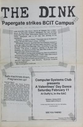 The Link Newspaper 1984-02-01 The Dink