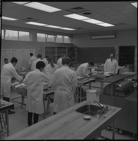 Hotel Motel Restaurant Administration Program; students in a classroom preparing food [1 of 11]