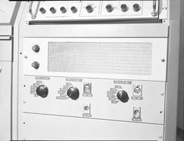 British Columbia Institute of Technology Broadcasting ; 1960s ; speaker and control panel